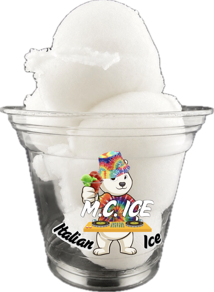 Coconut Italian ice