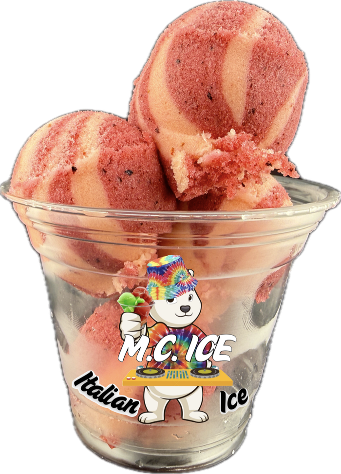 Guava Berry Blast Italian ice